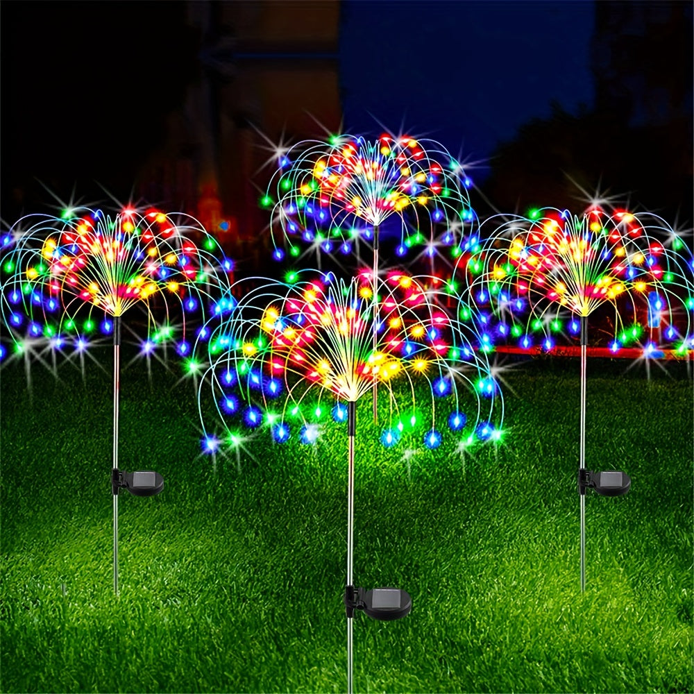 1 Pack IP65 Solar Firework Light Outdoor