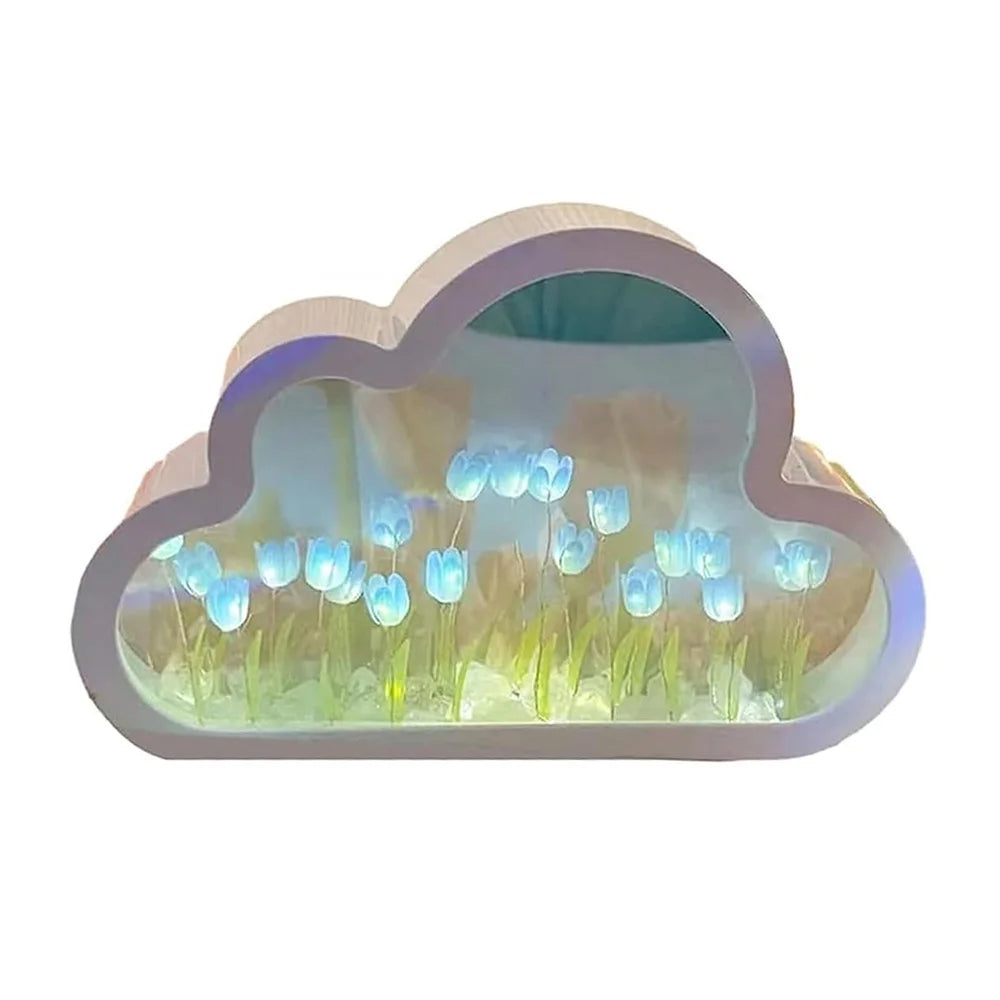 Starry Tulip Mirror Night Light