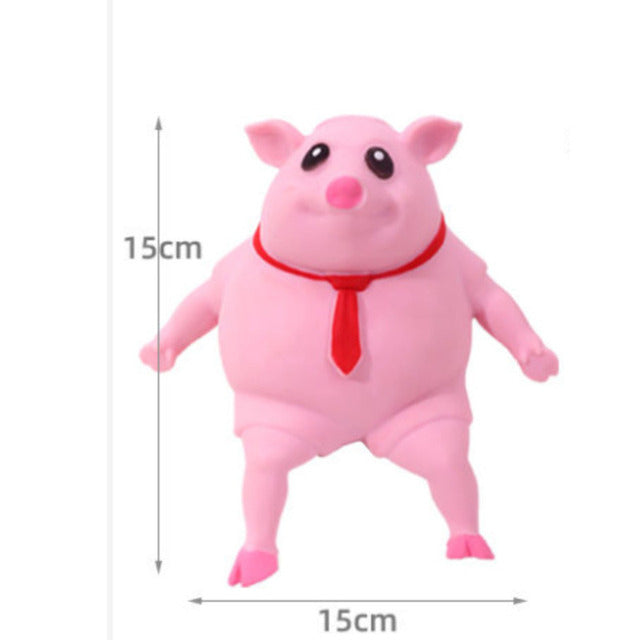 Stretchy Cute Squishy Pink Pig