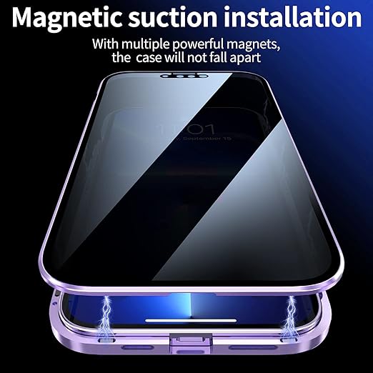 SecureGuard PrivacyCase Magnetic Full-Body Protection Case for iPhone