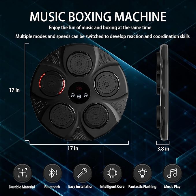 Elite Music Boxing Training Machine + Gloves