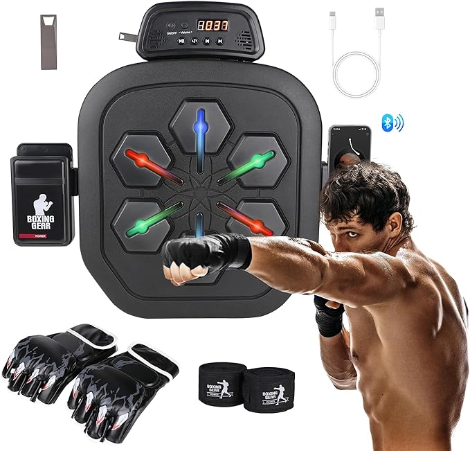 Elite Music Boxing Training Machine + Gloves