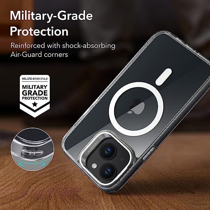 Anti-Yellowing MagSafe Case for iPhone with Military-Grade Protection