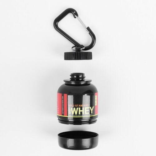 Portable Protein Power: Key Chain Bottle for Your Gym Sessions