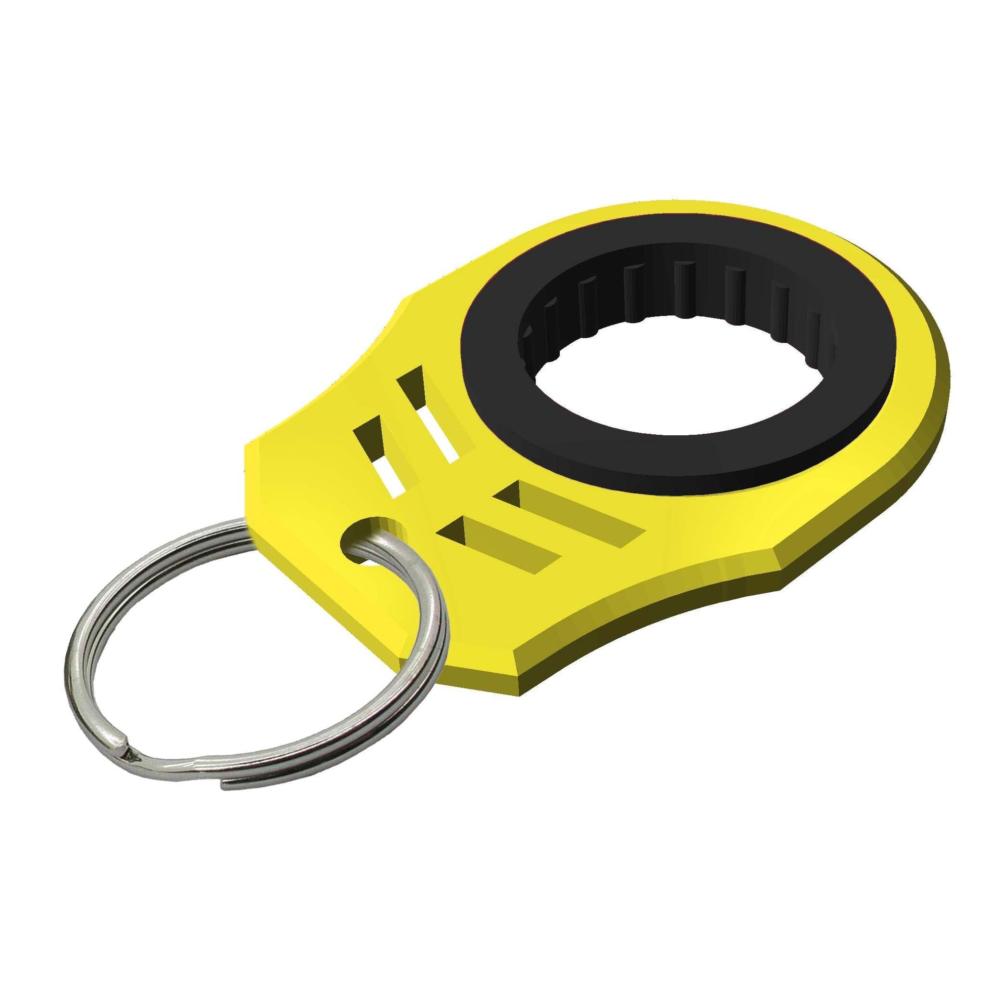 Vibrant Keychain Spinner with Finger Design