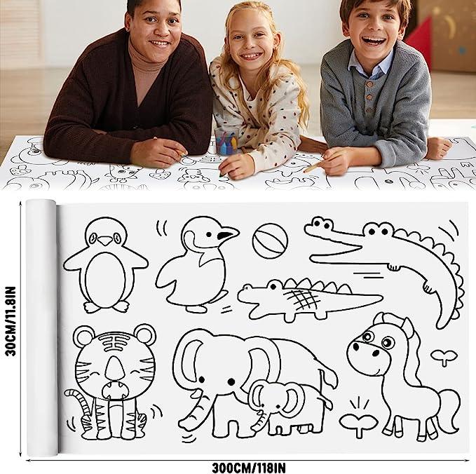 Kids' Drawing Paper Roll Pack - ShopAllurefy