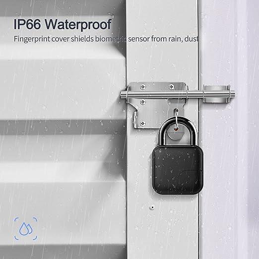 New Fingerprint Bluetooth Padlock - ShopAllurefy