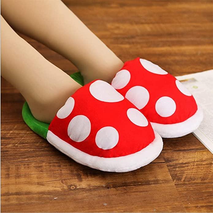 Piranha Plant Slippers for Super Mario fans