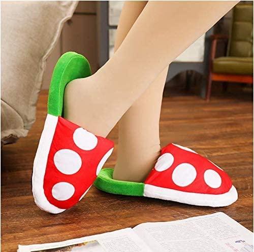 Comfortable & quirky Piranha Plant themed slippers