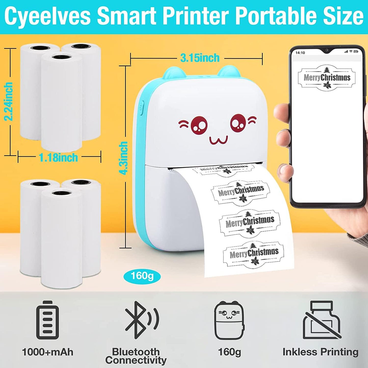 Versatile thermal printer for quick printing needs