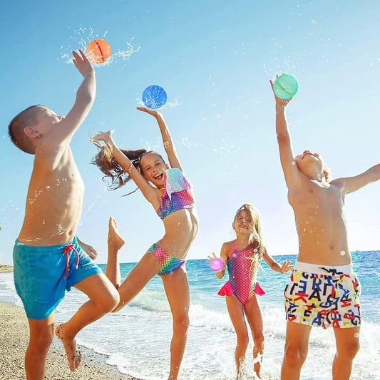 Reusable water balloons for eco-friendly water play