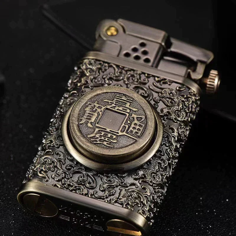 Sleek and modern Rocker Rotor butane lighter