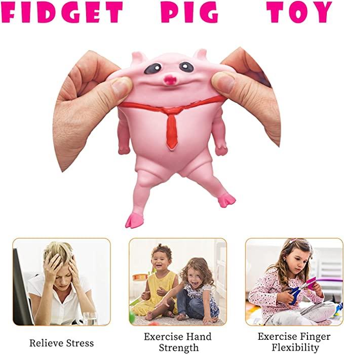 Stretchy Cute Squishy Pink Pig - ShopAllurefy