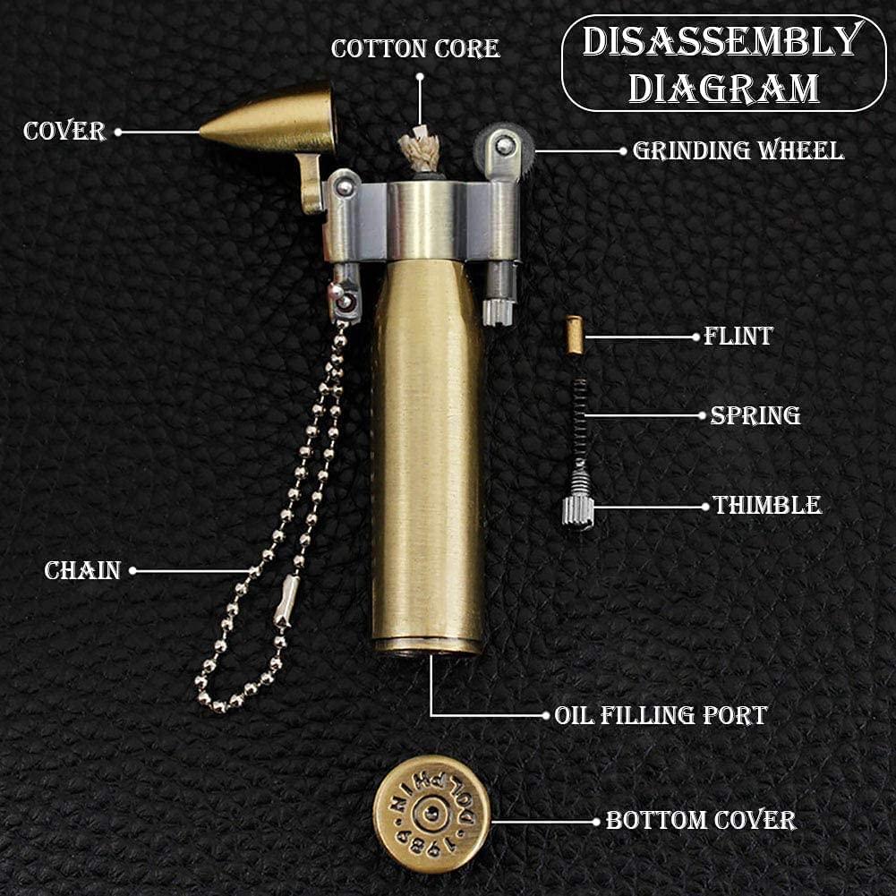 Vintage Bullet Trench Lighter - ShopAllurefy